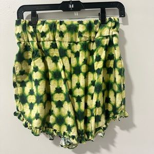 AMUR Matching Short Set in Green Size 4